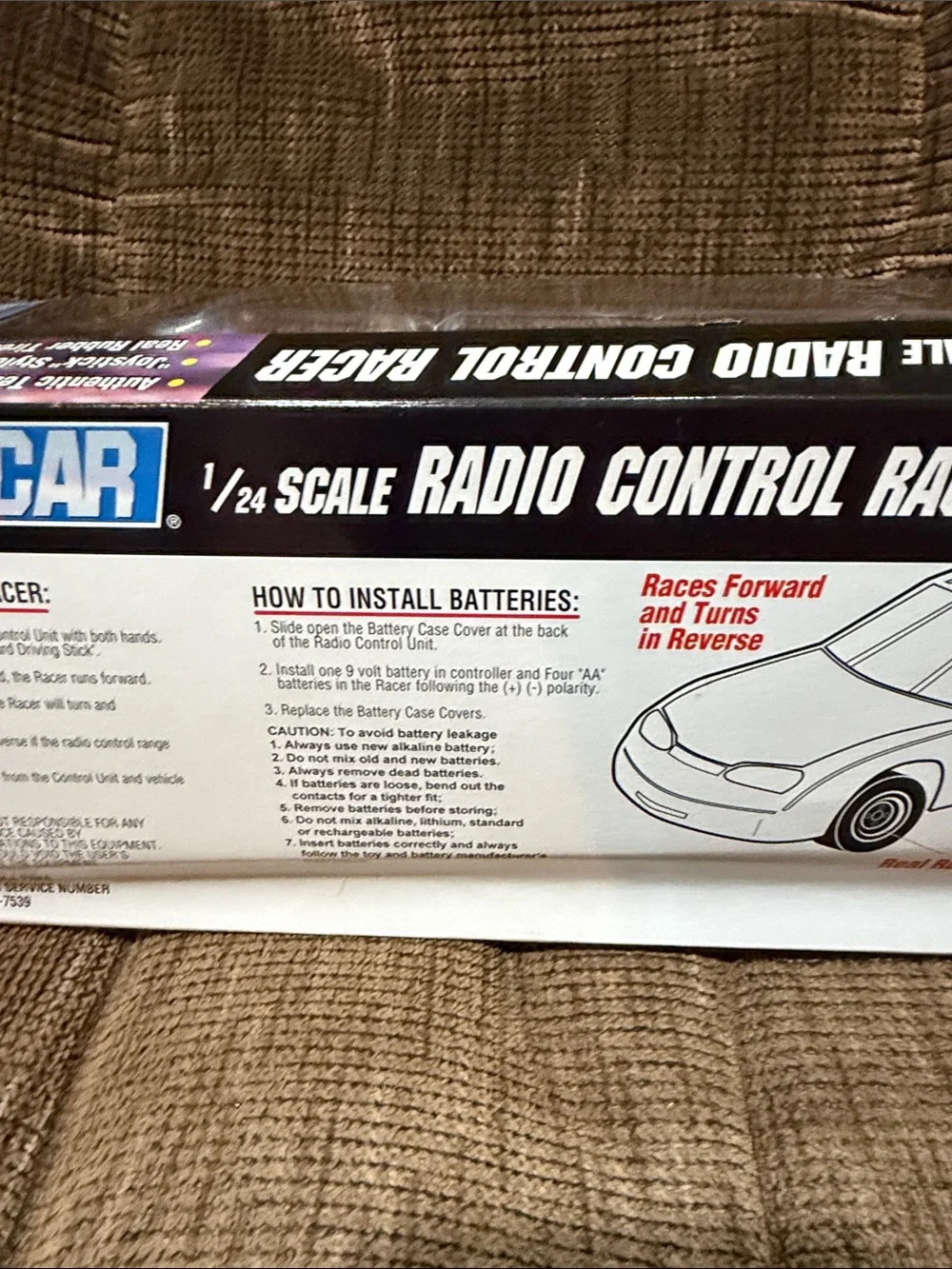 Nascar Red & Black #24 Radio Control Racer